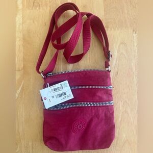 Kipling Burgundy Crossbody Bag